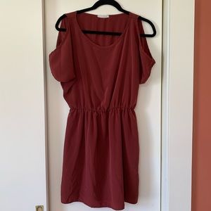 Lush Rust Colored Dress